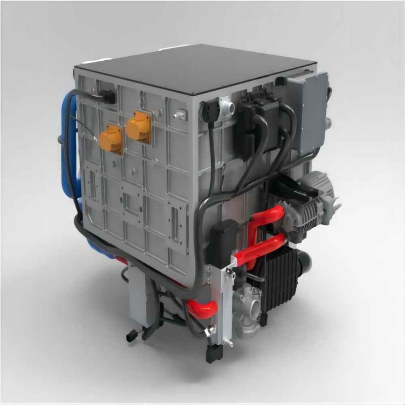 Vodno hlajen sklop vodikovih gorivnih celic s 100 kW za uporabo v avtomobilih